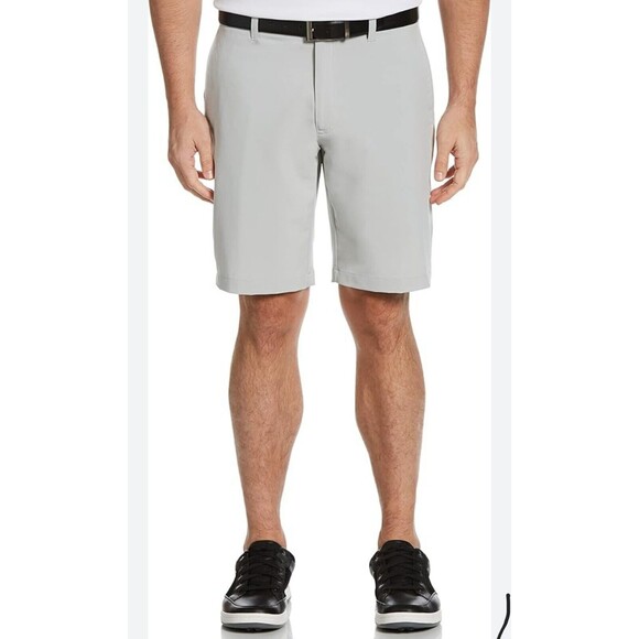 Callaway Premium Golf Shorts Men 38 Beige 8" Lightweight Button @i5 - Picture 1 of 10